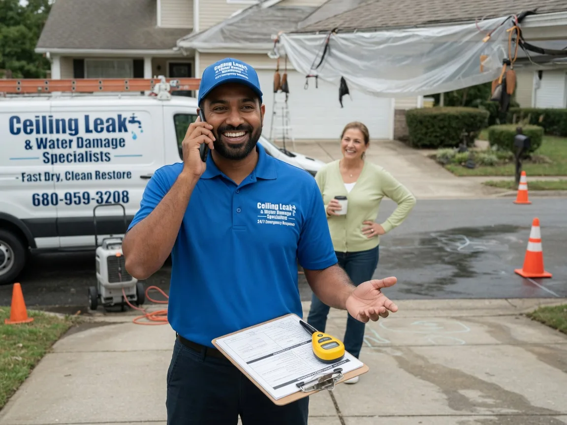 Ceiling Leak Cleanup Lakewood, NY FAQs
